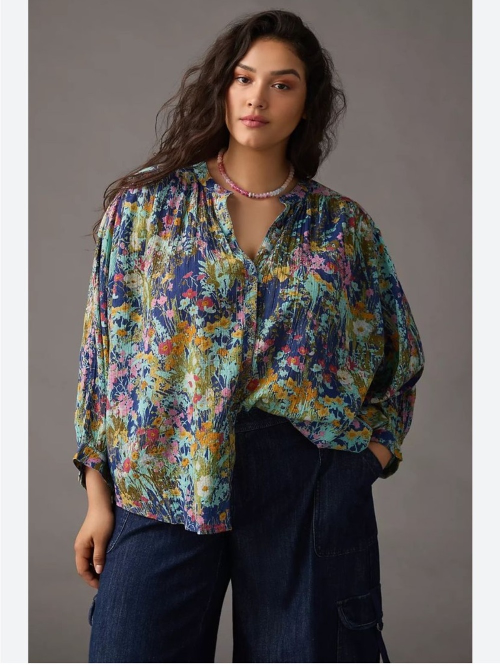 Pilcro Sidney batwing blouse shirt